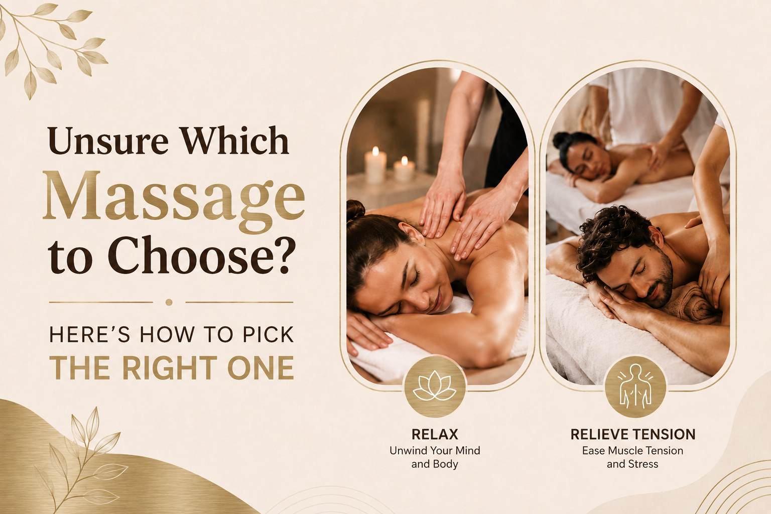 Unsure Which Massage to Choose? Here’s How to Pick the Right One