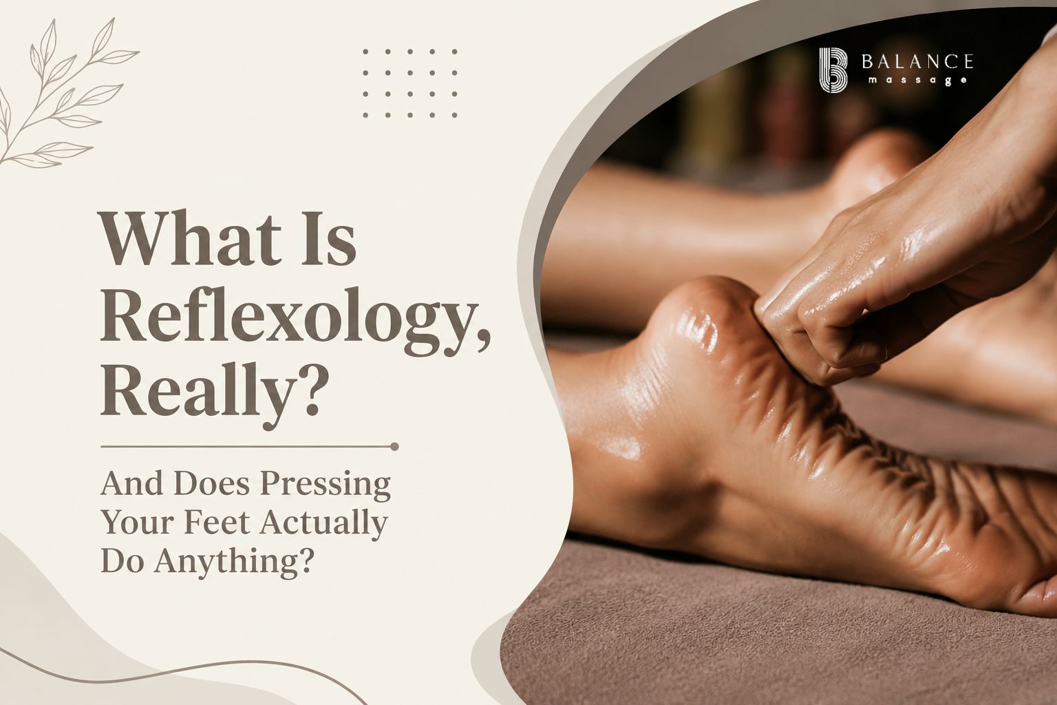 Reflexology foot massage